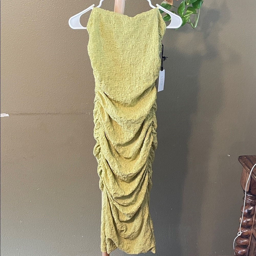 ASTR the label light green lace strapless midi dress - Picture 9 of 9